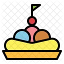 Bananasplit Icecream Summer Icon