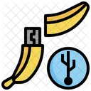 Banana Usb Pen Drive Flash Drive Icon