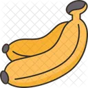 Bananas Fruit Tropical Icon