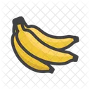 Bananas Fruit Fresh Icon