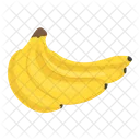 束、バナナ、フルーツ アイコン