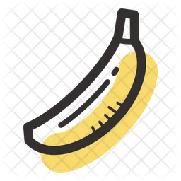 Banane  Icône