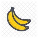 Banane Gelb Vitamin Symbol