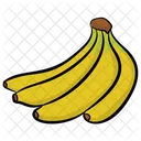 Bundel Bananen Bananen Obst Symbol