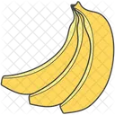 Bundel Bananen Bananen Obst Symbol