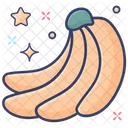 Bananen Ballaststoffobst Obst Symbol