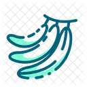 Bananen Lebensmittel Obst Symbol