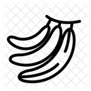 Bananen Lebensmittel Obst Symbol