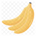 Bananen Tropische Fruchte Ballaststofffruchte Symbol