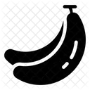 Bananen Tropische Fruchte Ballaststofffruchte Symbol