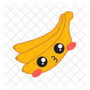 Banane Glucklich Obst Symbol