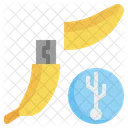 Bananen-USB  Symbol