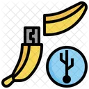 Bananen-USB  Symbol