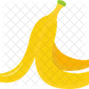 Banane Schale Obst Symbol