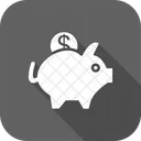 Banca Piggy Soldi Icon