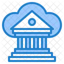 Dinero Banco Nube Icono