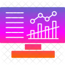 Bancario Grafico Financas Icon