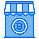 Tienda Bitcoin Icono