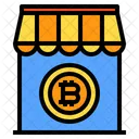 Tienda Bitcoin Icono