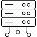 Servidor Armazenamento Dados Ícone