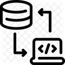 Banco De Dados Transferencia Programacao Ícone