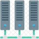 Banco De Dados Mainframe Rede Ícone