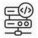 Banco De Dados Servidor Armazenamento Ícone