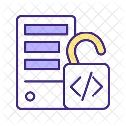 Banco de dados de código aberto  Ícone