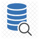 Pesquisar Encontrar Banco De Dados Ícone