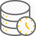 Banco de dados de relógio  Ícone