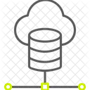 Banco de dados em nuvem  Ícone