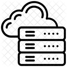 Banco de dados em nuvem  Ícone