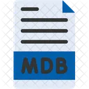 Banco De Dados Do Microsoft Access Documento Dados Icon