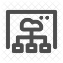 Banco de dados on-line  Ícone