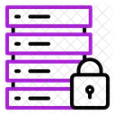 Banco De Dados Cadeado Protecao Ícone