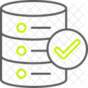 Tick De Banco De Dados Teste De Banco De Dados Banco De Dados Ícone