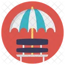 Banco Sombrilla Picnic Icon