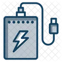 Banco De Potencia Dispositivo De Carregamento Usb Icon
