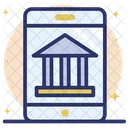 Banco On Line Banco Movel Banco Digital Ícone