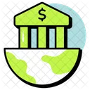 Banco global  Ícone