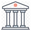 Banco Edificio Instituicao Financeira Ícone