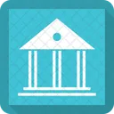 Banco Columna Foro Icono