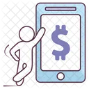 Mobile Banking Ebanking Aplicativo Bancario Ícone