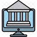 Banco On Line Transacao Dinheiro Icon