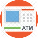 Icona piatta ATM  Icon