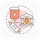 Bancos de sangre  Icono