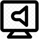 Lautstarke Steuerung TV Symbol