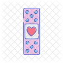 Band-aid rosa  Icon