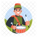 Band Drummer  Icon