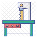 Band Saw Lineal Style Iconscience And Innovation Pack Icon